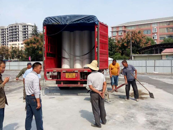 河南漯河長城路玻纖布施工